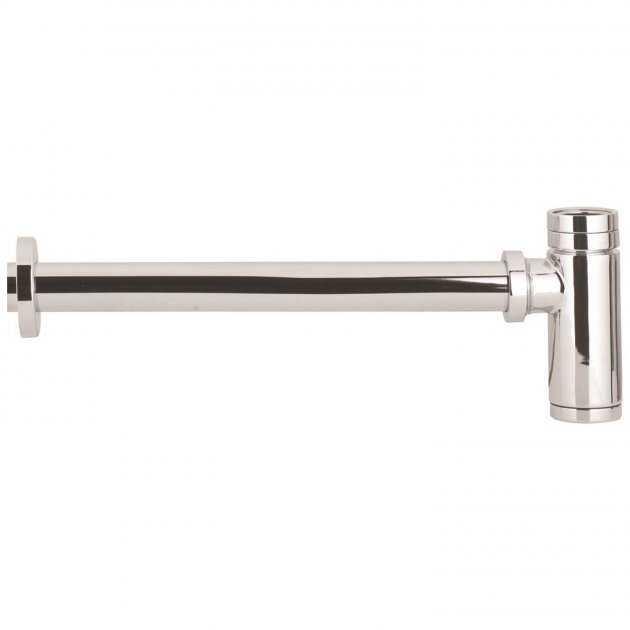 Hudson Reed Minimalist Modern Bottle Trap Extension Tube 400mm - Chrome - EK302