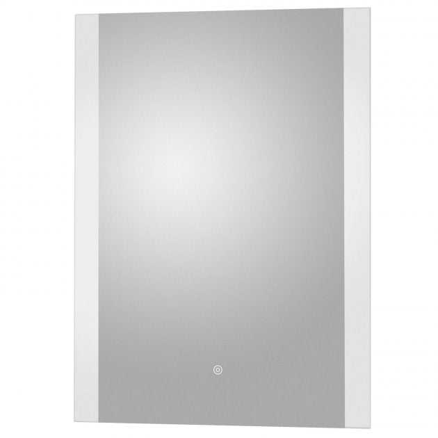 Hudson Reed Ambient Touch Sensor Bathroom Mirror with 21W Bulb 700mm High x 500mm Wide - Chrome - LQ601