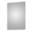 Hudson Reed Ambient Wall Mounted Bathroom Mirror with 27W Bulb 700mm High x 500mm Wide - Chrome - LQ603