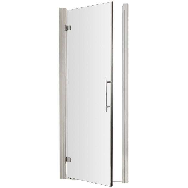 Hudson Reed Apex 8mm Glass Hinged Shower Door 800mm Wide - Polished Ch