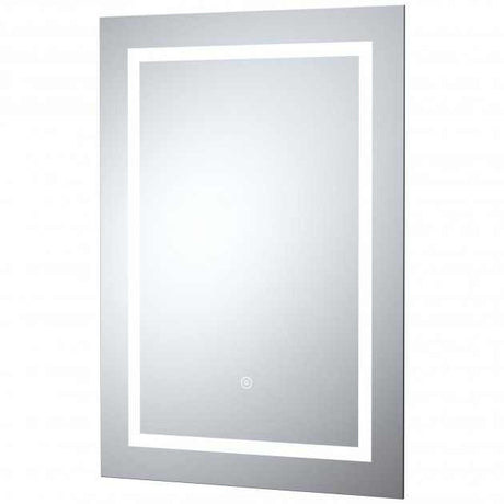 Hudson Reed Rectangular Bathroom Mirror with Touch Sensor 700mm High x 500mm Wide - LQ505