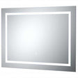 Hudson Reed Touch Sensor Bathroom Mirror with Touch Sensor 600mm High x 800mm Wide - Chrome - LQ506