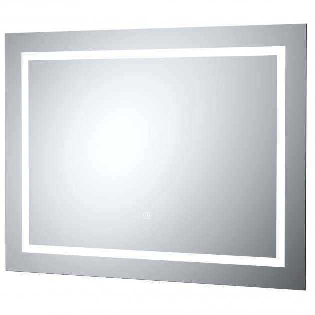 Hudson Reed Touch Sensor Bathroom Mirror with Touch Sensor 600mm High x 800mm Wide - Chrome - LQ506
