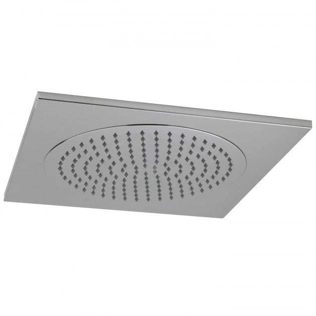 Hudson Reed 500mm x 500mm Square Fixed Ceiling Tile Shower Head  - Chr