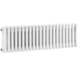 Hudson Reed Colosseum Traditional 3-Column Horizontal Radiator 300mm High x 999mm Wide - White - HX303