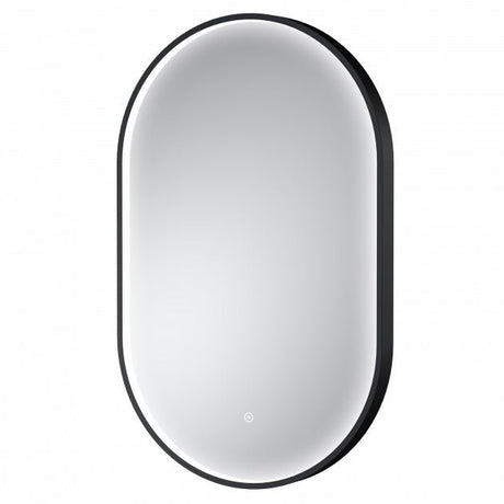 Hudson Reed Columba Framed Bathroom Mirror with Touch Sensor - Black - LQ761 - TAP 'N' SHOWER