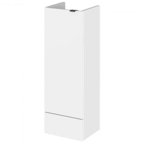 Hudson Reed Fusion modern compact 300mm wide gloss white bathroom base unit