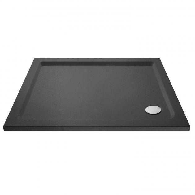 Hudson Reed Rectangular Flat Top Shower Tray 1200mm x 800mm - Slate Grey - TR71023 - TAP 'N' SHOWER