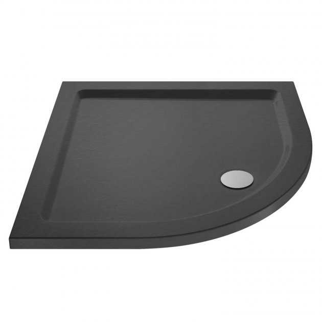 Hudson Reed Modern Quadrant Shower Tray 900mm x 900mm - Slate Grey - TR71106