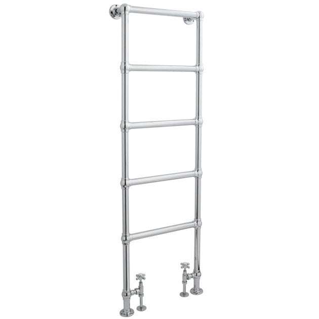 Hudson Reed Countess Heated Towel Rail Floor Mounted, 1550mm High x 60