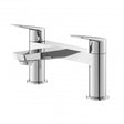 Hudson Reed Modern Drift Bath Filler Tap Pillar Mounted - Chrome - DRI303