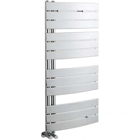 Hudson Reed Elgin Designer Curved Heated Towel Rail 1080mm High x 550mm Wide - Chrome - HL336