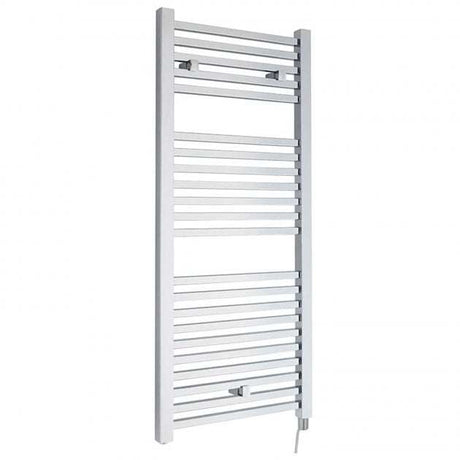 Hudson Reed Eton Electric Straight Heated Towel Rail 1100mm High x 500mm Wide - Chrome - HL151