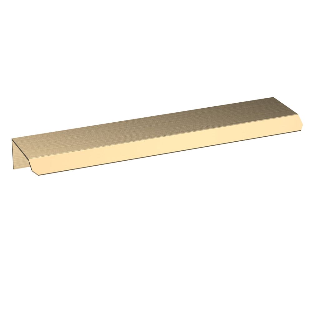Hudson Reed Finger Pull Furniture Handle 150mm - Brushed Brass - H324 - TAP 'N' SHOWER
