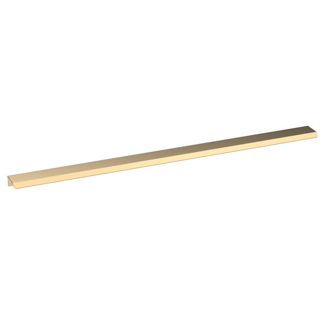 Hudson Reed Finger Pull Furniture Handle 500mm - Brushed Brass - H326 - TAP 'N' SHOWER
