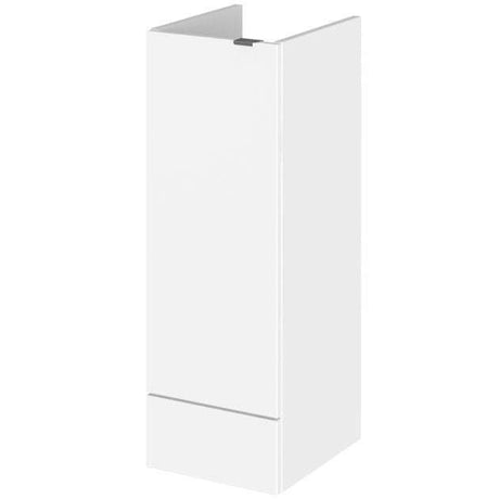 Hudson Reed Fusion modern 300mm wide gloss white bathroom base unit with sleek design and storage