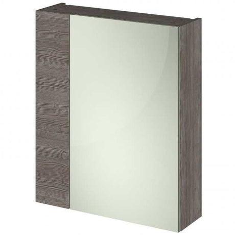 Hudson Reed Fusion 2-Doors Mirror Unit (75/25) 600mm Wide - Brown Grey Avola - OFF518