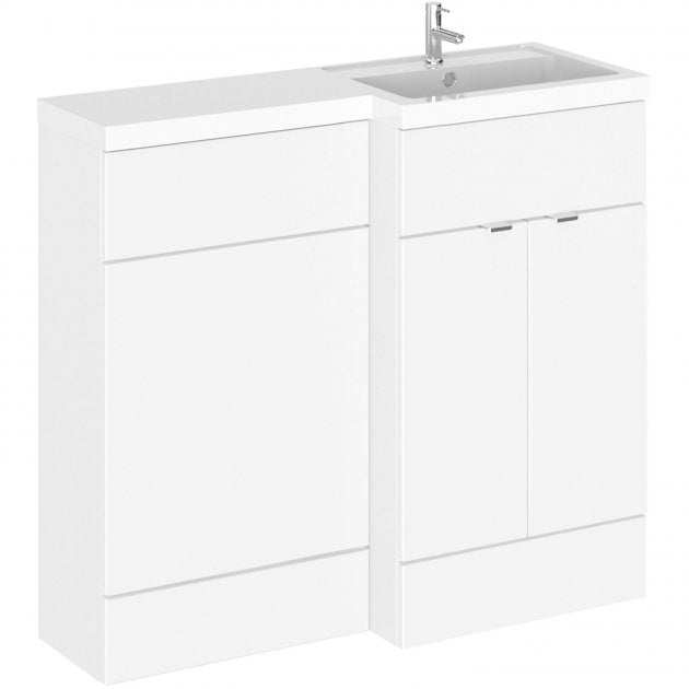 Hudson Reed Fusion Modern RH Combination Unit with 500mm WC Unit 1000m