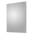 Hudson Reed LED Touch Sensor Bathroom Mirror with 21W Bulb 700mm High x 500mm Wide - Chrome - LQ503