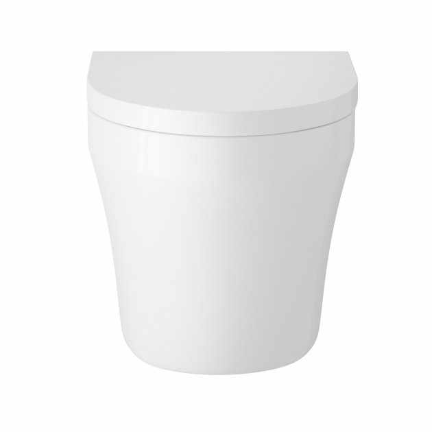 Hudson Reed Luna Curved Back To Wall Pan With Soft Close Seat 555mm Pr