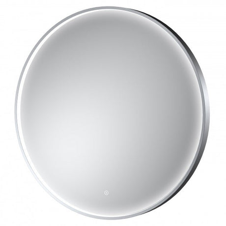 Hudson Reed Mensa Framed LED Mirror with Touch Sensor 800mm Diameter - Chrome - LQ753 - TAP 'N' SHOWER