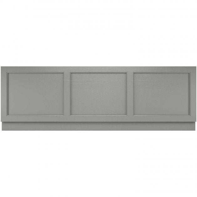 Hudson Reed Old London storm grey traditional bath front panel 560mm high by 1695mm wide with MDF construction
