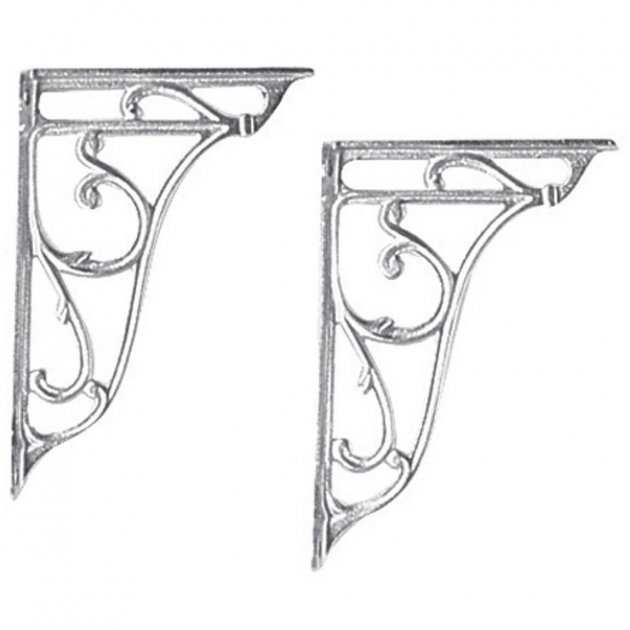 Hudson Reed Traditional Ornate High/Low Level Cistern Brackets Pair -Chrome - FA322