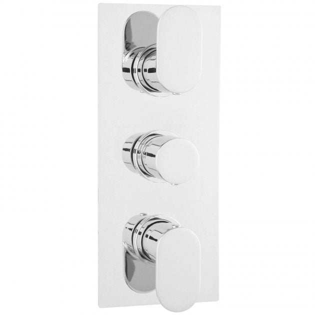 Hudson Reed Reign Concealed Triple Handle Shower Valve with Diverter -