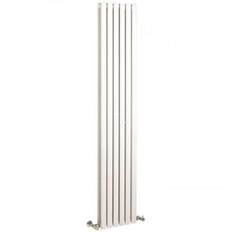 Hudson Reed Revive Modern Double Designer Vertical Radiator 1800mm High x 354mm Wide - White - HL326