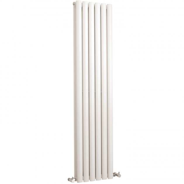 Hudson Reed Revive Double Modern Designer Vertical Radiator 1500mm High x 354mm Wide - White - HL368 - TAP 'N' SHOWER