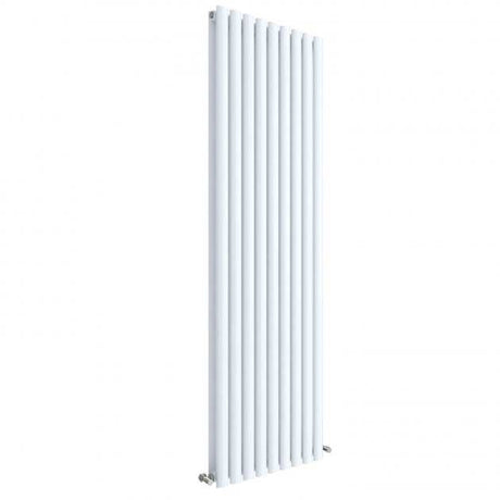 Hudson Reed Revive Modern Double Designer Vertical Radiator 1800mm High x 528mm Wide - High Gloss White - HL327