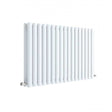 Hudson Reed Revive Modern Double Designer Horizontal Radiator 600mm High x 992mm Wide - High Gloss White - HL339D