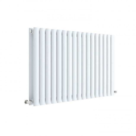 Hudson Reed Revive Modern Double Designer Horizontal Radiator 600mm High x 992mm Wide - High Gloss White - HL339D