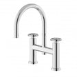 Hudson Reed Pillar Mounted Revolution Bath Filler Tap - Chrome - TIW353