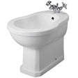 Hudson Reed Richmond 1 Tap Hole Back to Wall Bidet - White - NCS830
