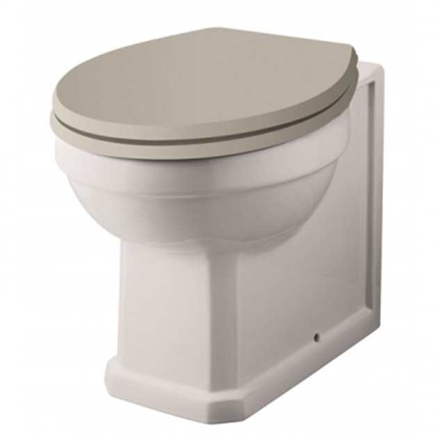 Hudson Reed Richmond Excluding Seat Projection Back to Wall Toilet WC 520mm - White - NCS806