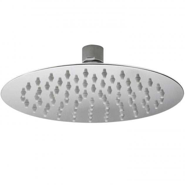 Hudson Reed Round Modern Fixed Shower Head Diameter 200mm - Chrome - A
