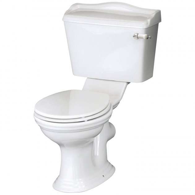 Hudson Reed Ryther Excluding Seat Close Coupled Toilet WC Lever Cister