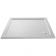 Hudson Reed Modern Rectangular Shower Tray 1100mm x 700mm - White - NSR016