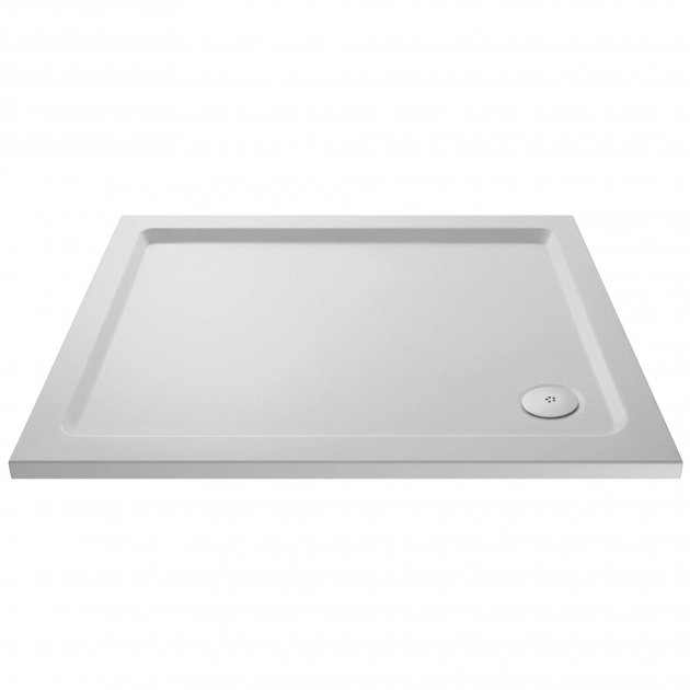 Hudson Reed Flat Top Rectangular Shower Tray 1100mm x 800mm - White - NSR018 - TAP 'N' SHOWER