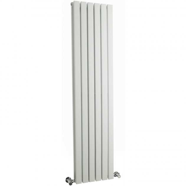 Hudson Reed Sloane Modern Double Designer Vertical Radiator 1800mm High x 354mm Wide - White - HLW44