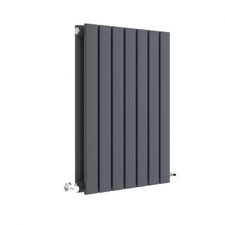 Hudson Reed Sloane Modern Double Designer Horizontal Radiator 600mm High x 412mm Wide - Anthracite - HLA54D
