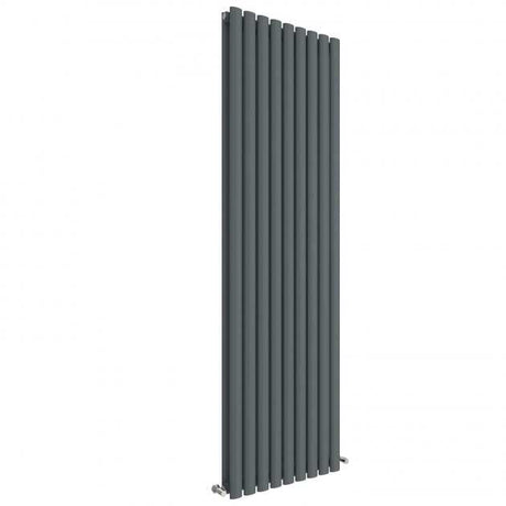 Hudson Reed Revive Modern Double Designer Vertical Radiator 1800mm High x 528mm Wide - Anthracite - HLA81