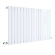 Hudson Reed Sloane Central Heating Single Designer Horizontal Radiator 600mm High x 992mm Wide - Satin White - HLW56