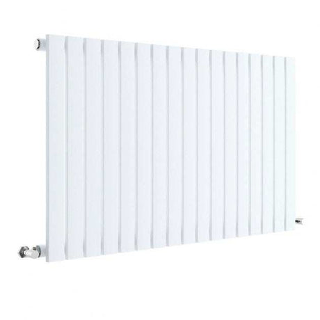 Hudson Reed Sloane Central Heating Single Designer Horizontal Radiator 600mm High x 992mm Wide - Satin White - HLW56