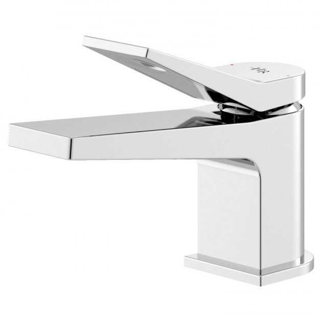 Hudson Reed Soar Mini Modern Mono Basin Mixer Tap with Waste - Chrome - SOA345
