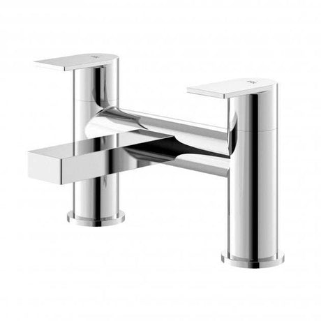Hudson Reed Sottile Pillar Mounted Modern Bath Filler Tap - Chrome - SOT303