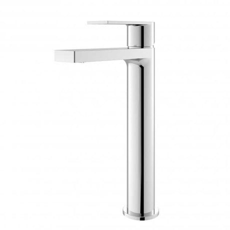 Hudson Reed Sottile Tall Mono Modern Basin Mixer Tap with Waste - Chrome - SOT370