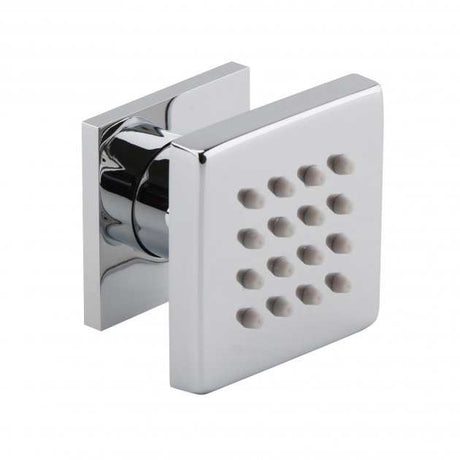 Hudson Reed Modern Square Single Body Jet 50mm Wide - Chrome - A354