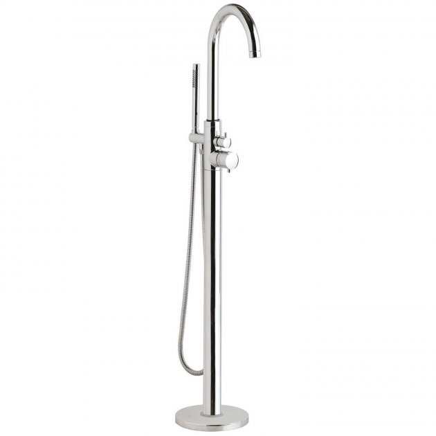 Hudson Reed Tec Single Lever Freestanding Thermostatic Mono Bath Showe